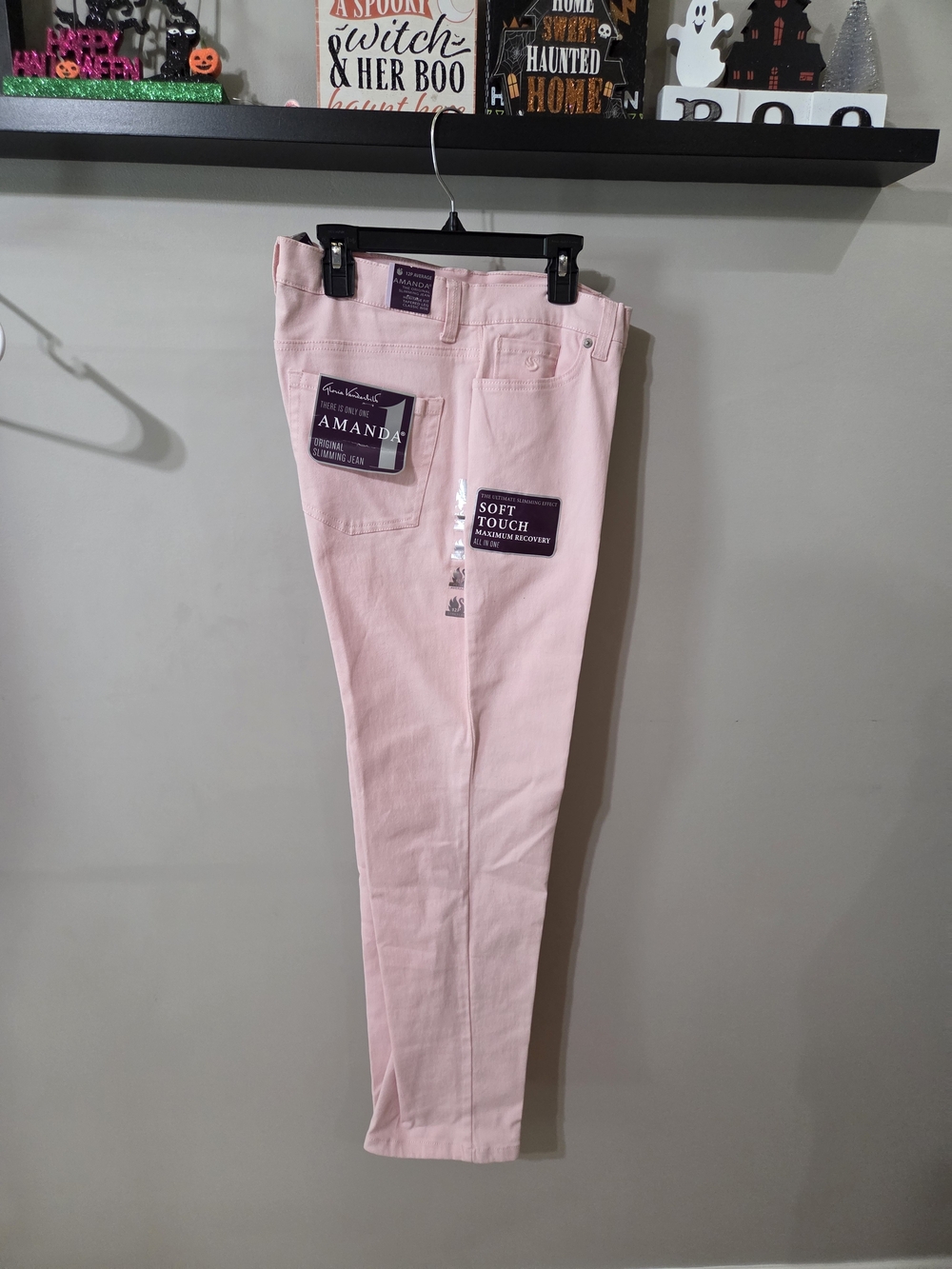 Gloria Vanderbilt Amanda Skinny Jeans in Light Pink